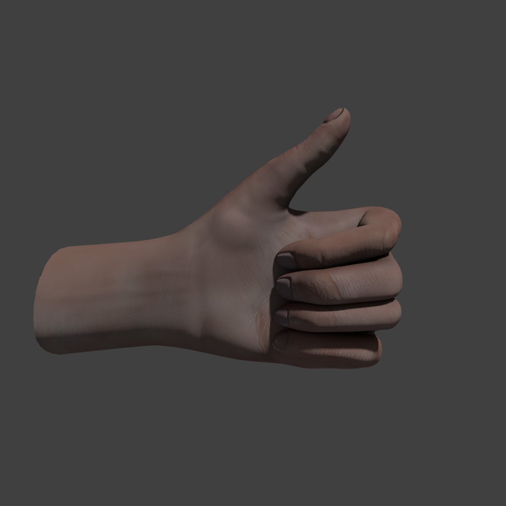 Hands (Textured + Simple Rig) preview image 5